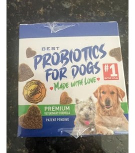 BEST 30 Pack 1 Chew Per Day Probiotics for Dogs. 97700 Packs. EXW Los Angeles